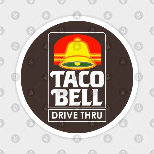 Retro Taco Drive Thru Magnet by Meat Beat